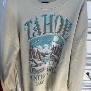 State of Mind Cream Graphic Sweatshirt